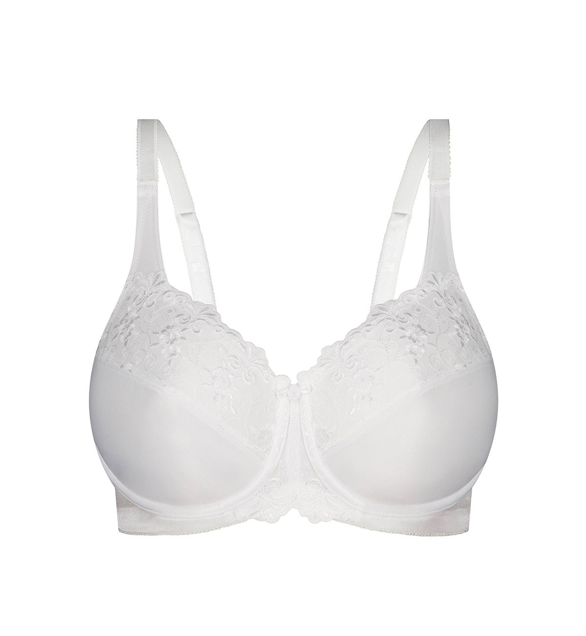 Triumph Embroidered Minimiser Bra (White)