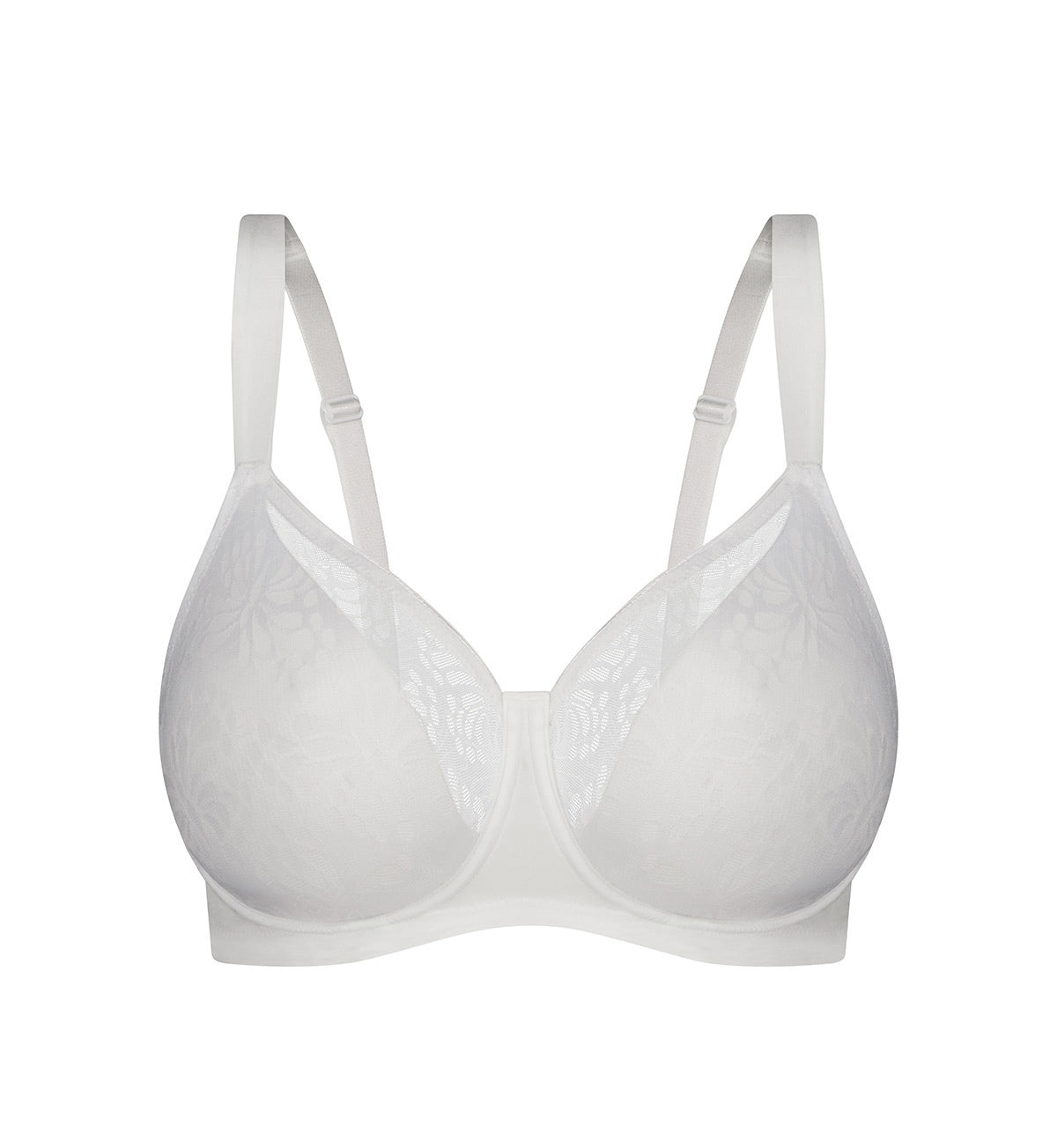 Triumph Lacy Minimiser Bra (White)