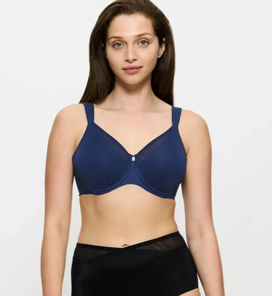 Image of Bras. Productname: Triumph True Shape Sensation Minimiser Bra in Deep Water colour by brand - Triumph