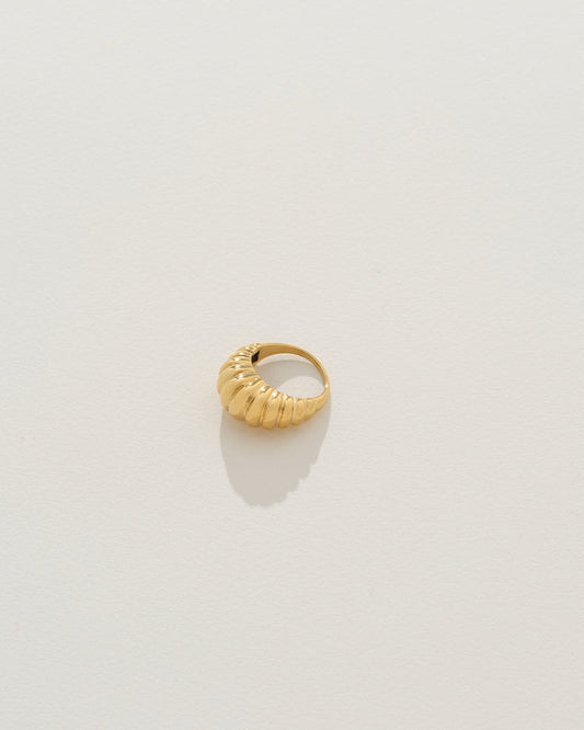 Image of Rings. Product name - Mireya Ring in Gold in colour by brand - Reliquia Jewellery