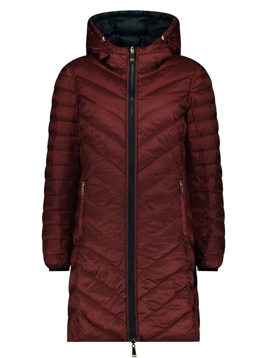 MOKE ARNIE REVERSIBLE PUFFER JACKET (Black/Cabernet)