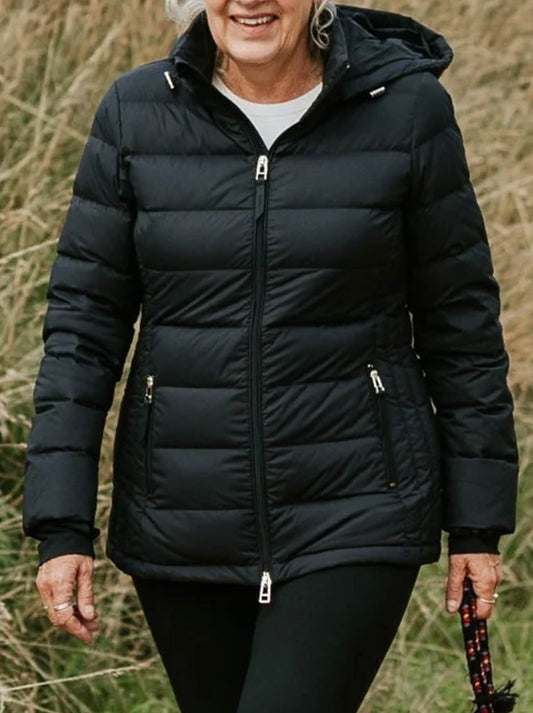 Image of Coats & Jackets. Product name - MOKE LUCY PACKABLE DOWN JACKET in Black colour by brand - Moke