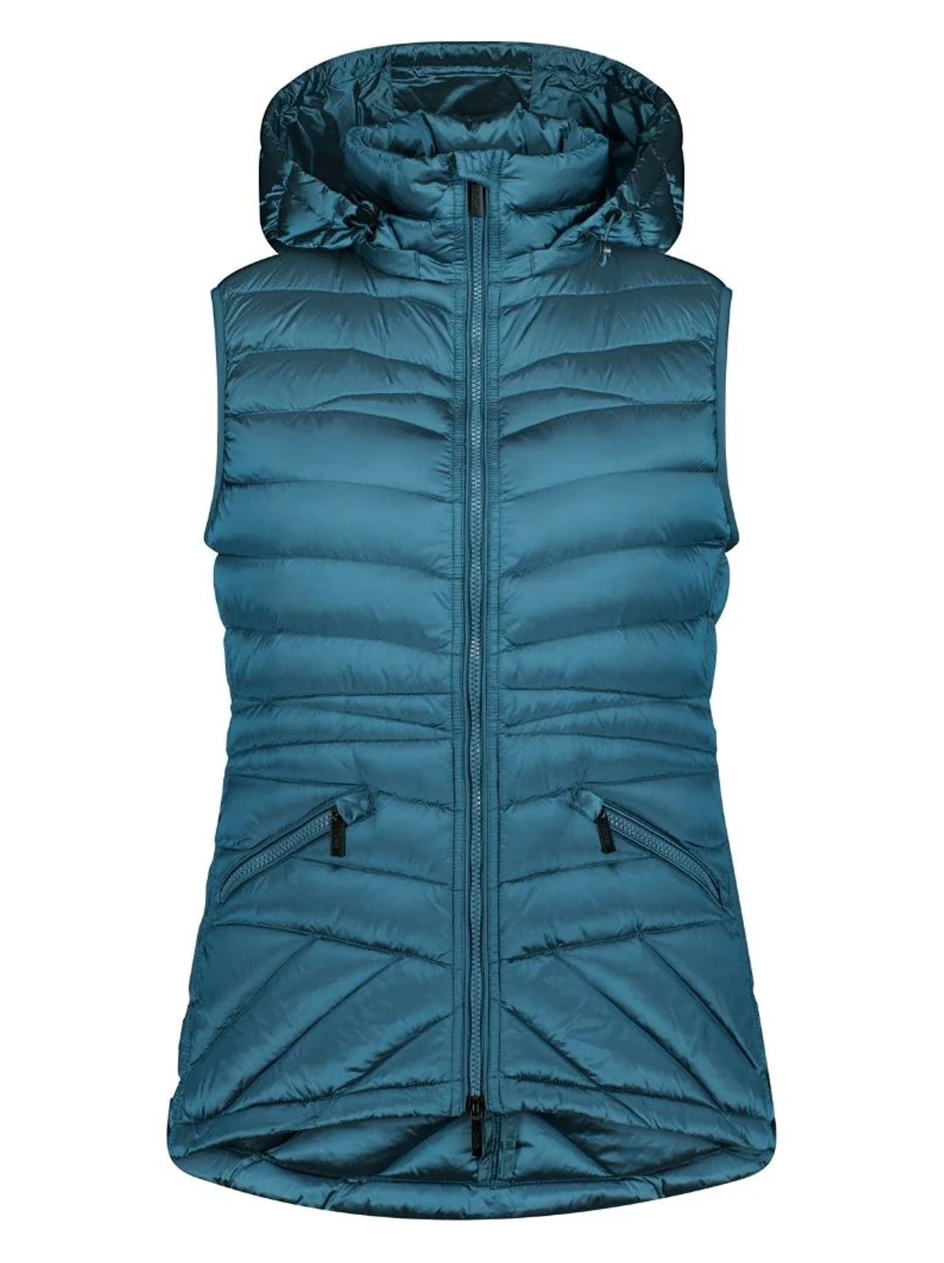 Image of Coats & Jackets. Productname: MOKE MARY CLAIRE VEST in Empire Teal colour by brand - Moke