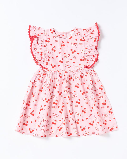 Image of Dresses. Productname: Walnut Melbourne Mon Cheri Dress in Mon Amour colour by brand - Walnut Melbourne