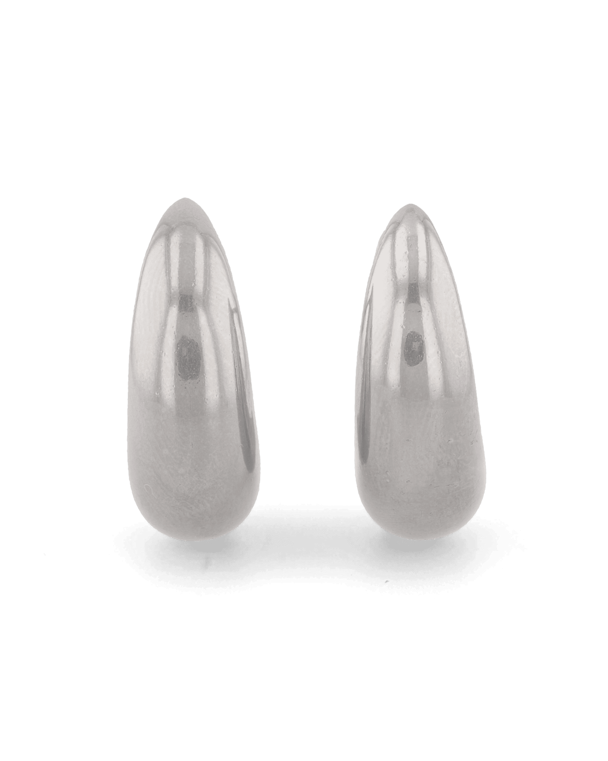 Image of Earrings. Product name - Moonscapes Silver Earrings in colour by brand - LAVANA