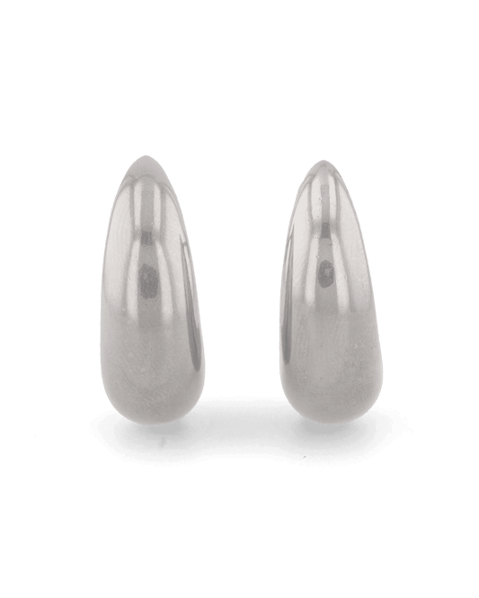 Image of Earrings. Product name - Moonscapes Silver Earrings in colour by brand - LAVANA