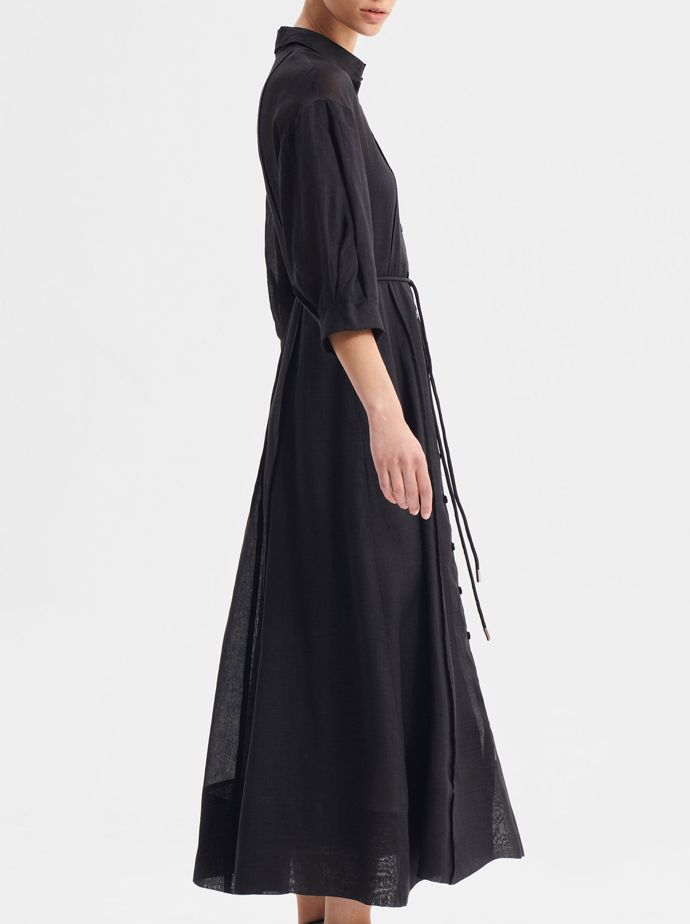 MORRISON BONITA SHIRT DRESS (Black)
