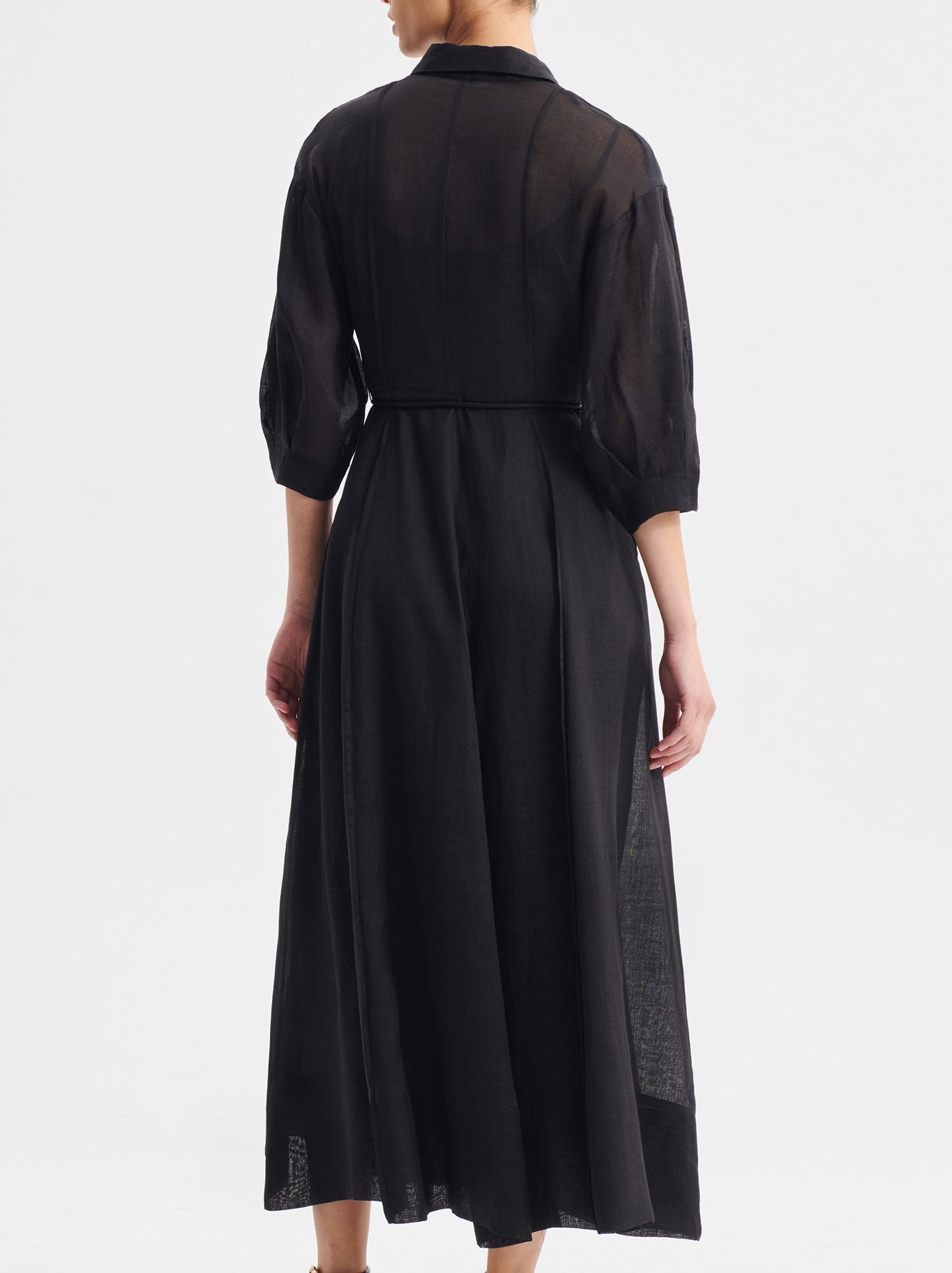 MORRISON BONITA SHIRT DRESS (Black)