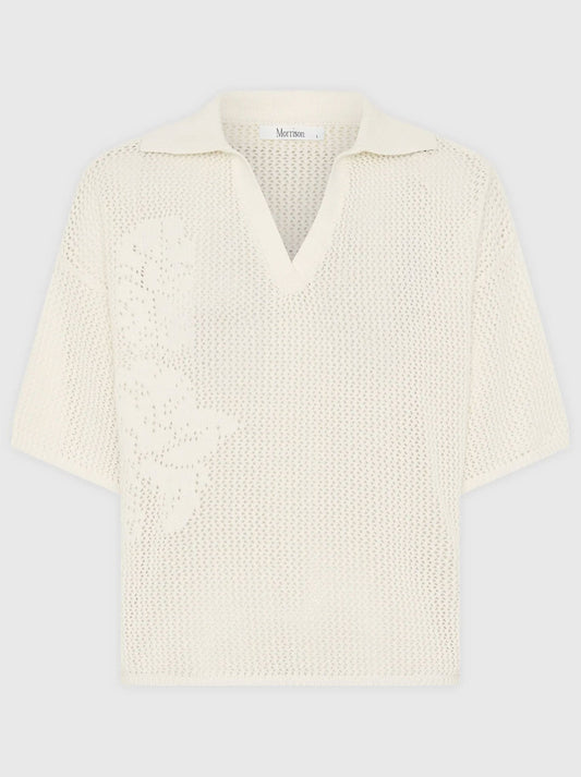 MORRISON CHIARA KNIT TOP (White)