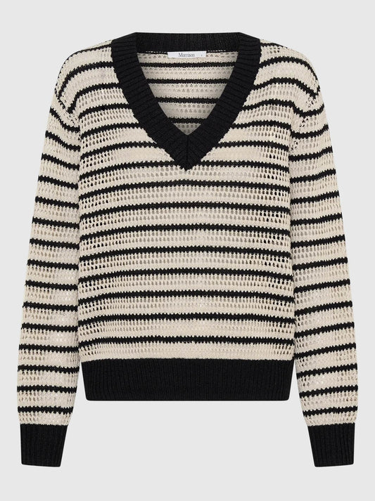 MORRISON CLOVER KNIT PULLOVER (Stripe)