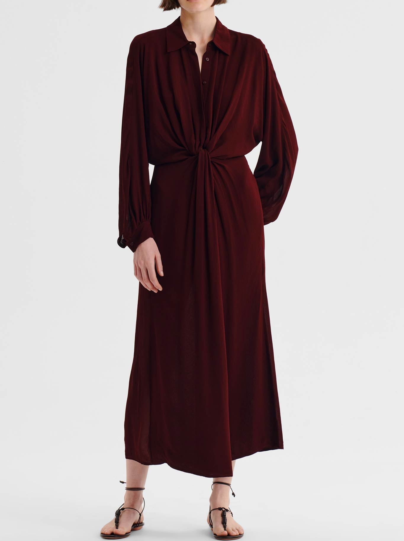 MORRISON FLORIAN SHIRT DRESS (Pinot)