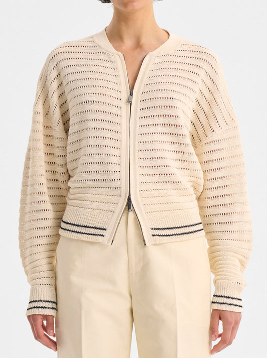 Image of Coats & Jackets. Productname: MORRISON DALLAS KNIT JACKET in Milk colour by brand - Morrison