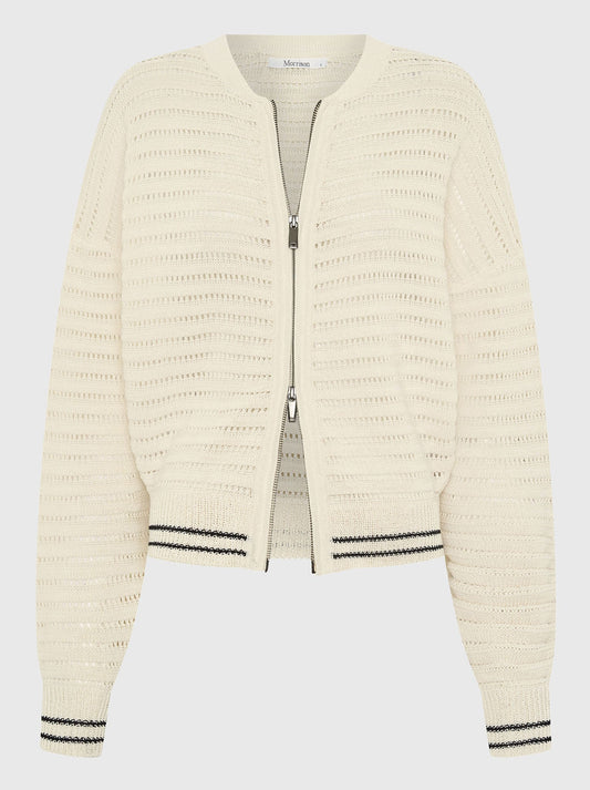 MORRISON DALLAS KNIT JACKET (Milk)
