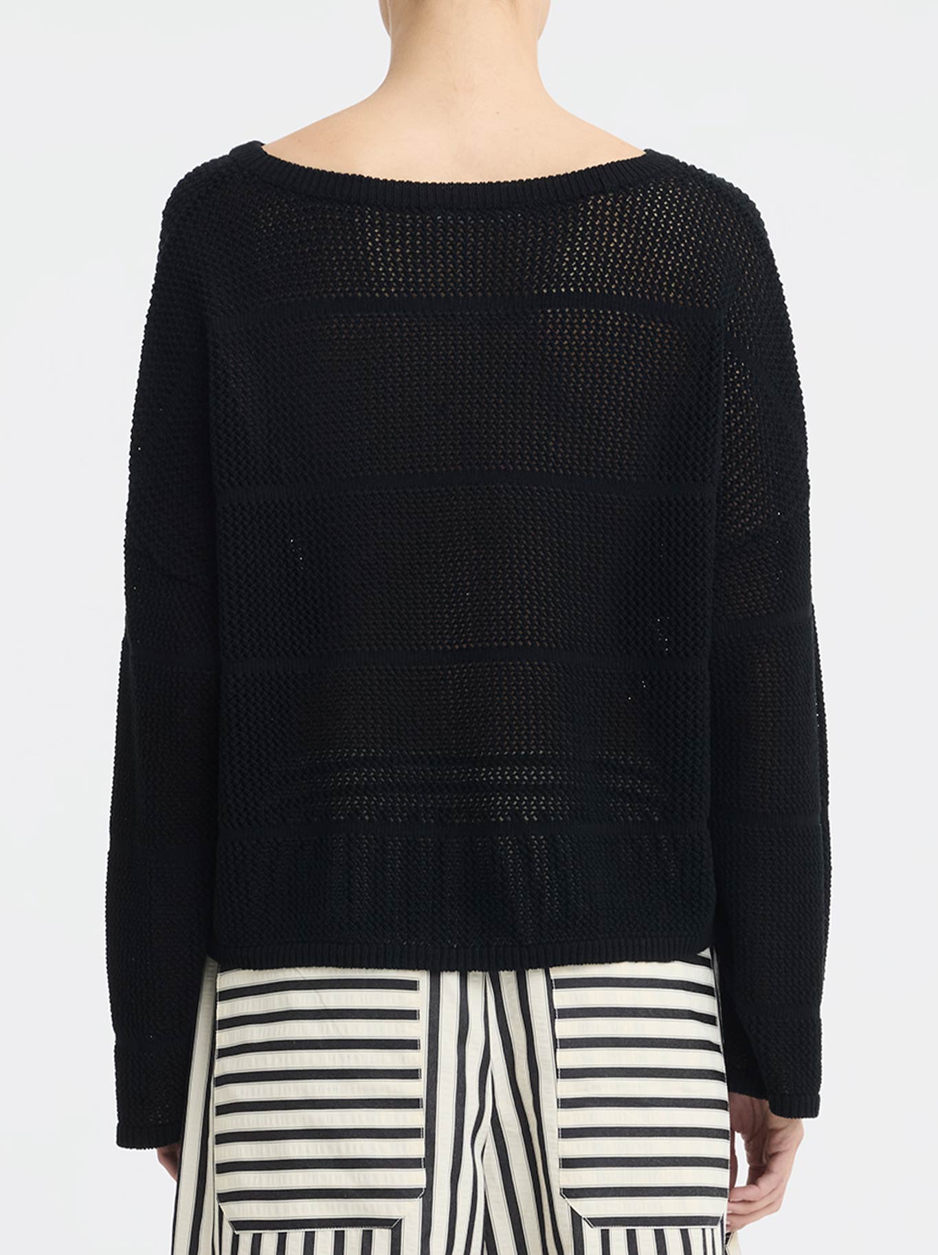 MORRISON ELIRA KNIT BOAT NECK (Black)
