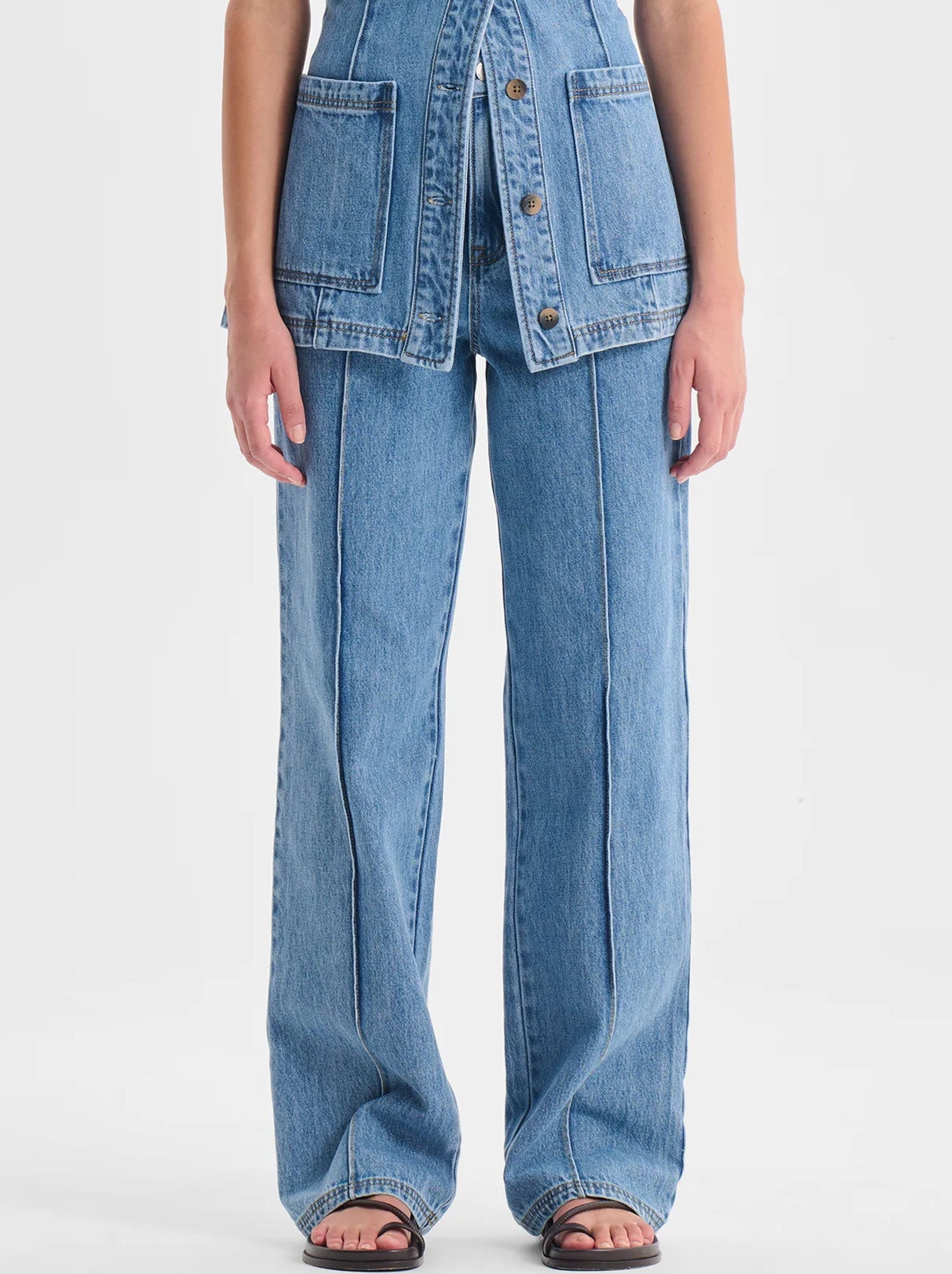 Image of Jeans. Productname: MORRISON JACQUE DENIM JEAN in Light Blue colour by brand - Morrison