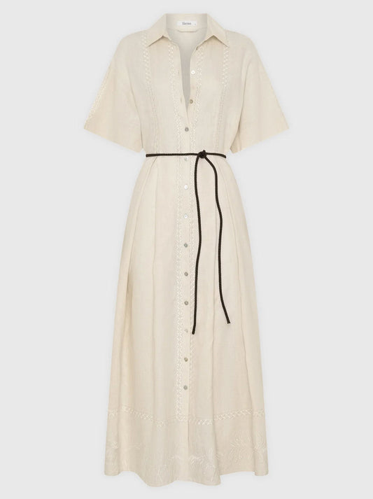 MORRISON MAISEY LINEN DRESS (Ecru)