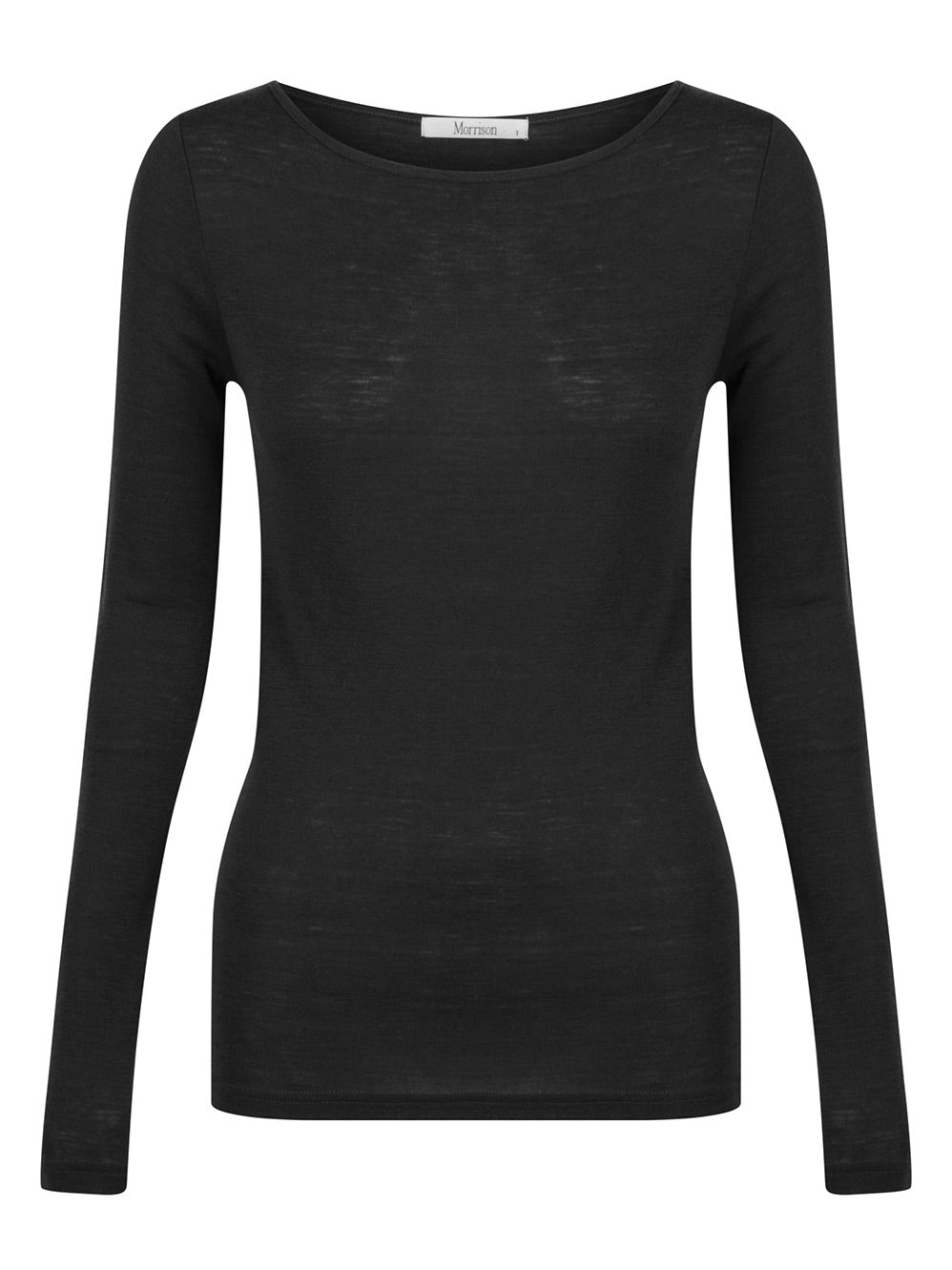 MORRISON MORRI MERINO ROUND NECK (Black)