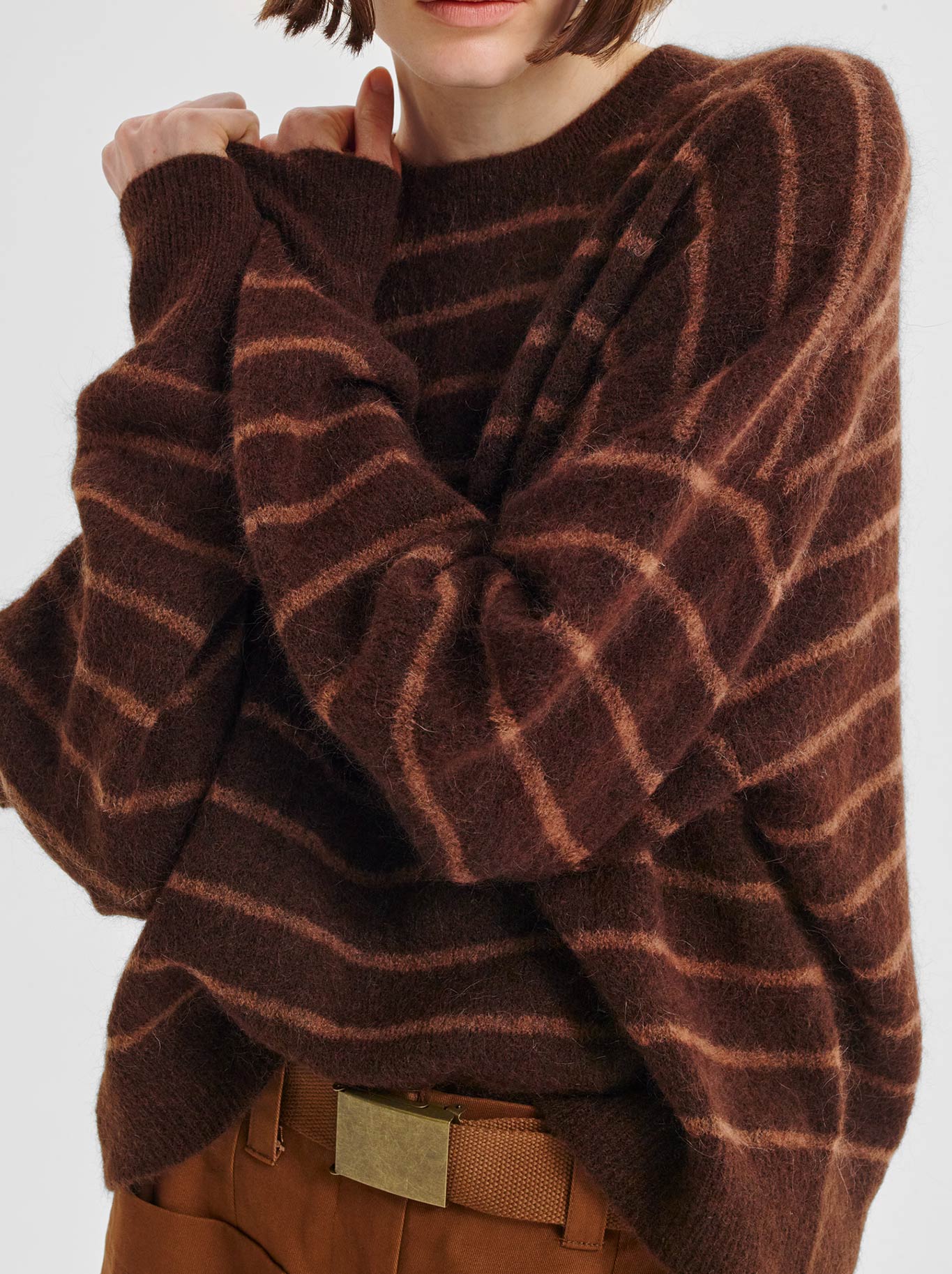 MORRISON ALBI KNIT PULLOVER (Smoke)