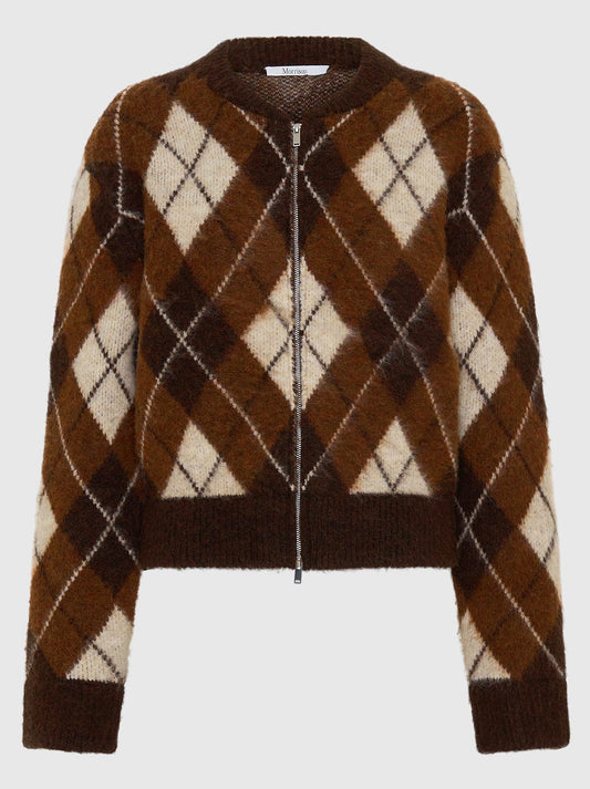 MORRISON CHESTER KNIT JACKET (Argyle)