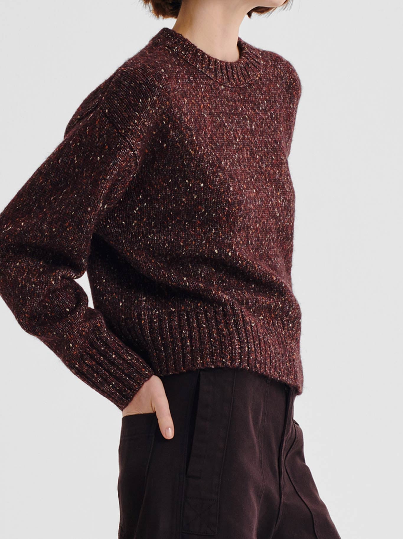 MORRISON ZOE KNIT PULLOVER (Boysenberry)