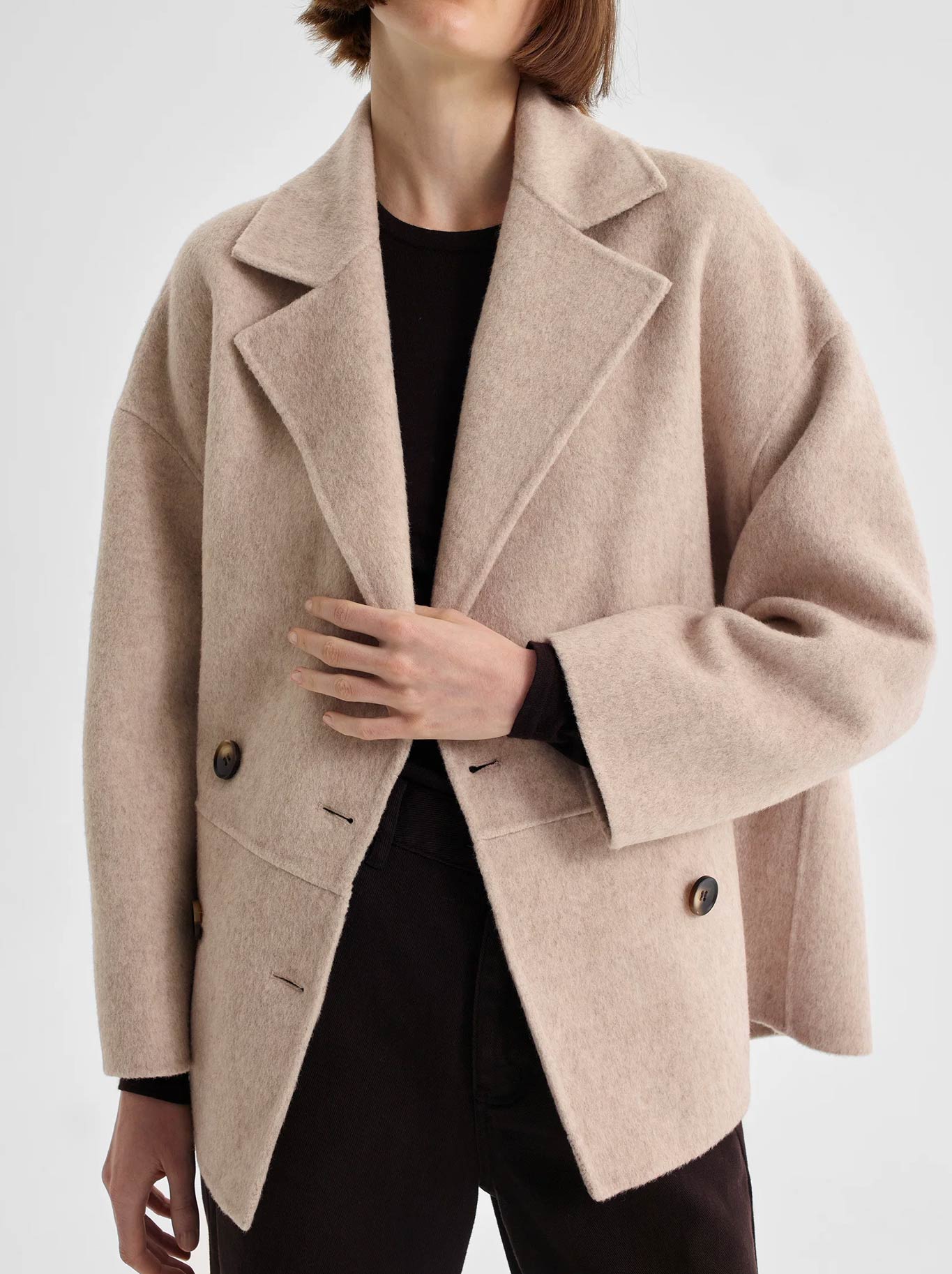 Image of Coats & Jackets. Product name - MORRISON NOAH JACKET in Bisque colour by brand - Morrison