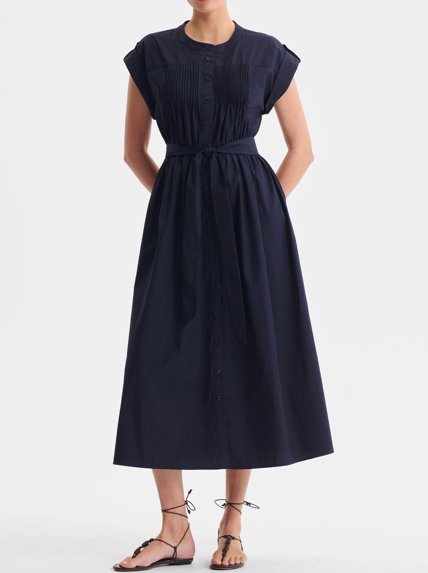 MORRISON ROMY SHIRT DRESS (Navy)