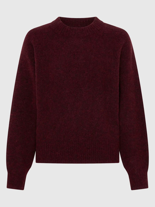 MORRISON SOLENNE KNIT PULLOVER (Eggplant)