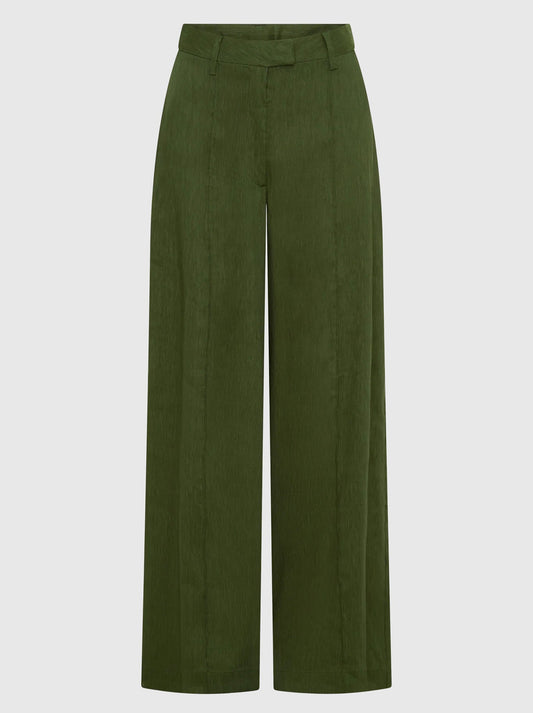 MORRISON VICTORIA PIN TUCK PANT (Chive)