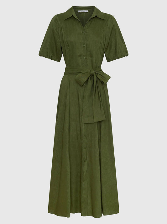 MORRISON VICTORIA SHIRT DRESS (Chive)