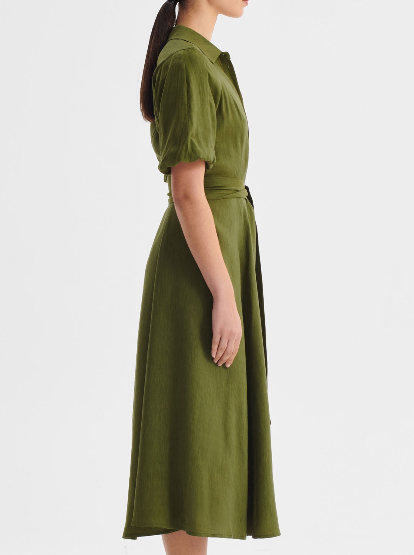 MORRISON VICTORIA SHIRT DRESS (Chive)
