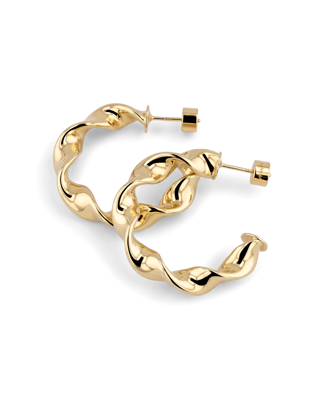 LAVANA Muse Gold Hoop Earrings