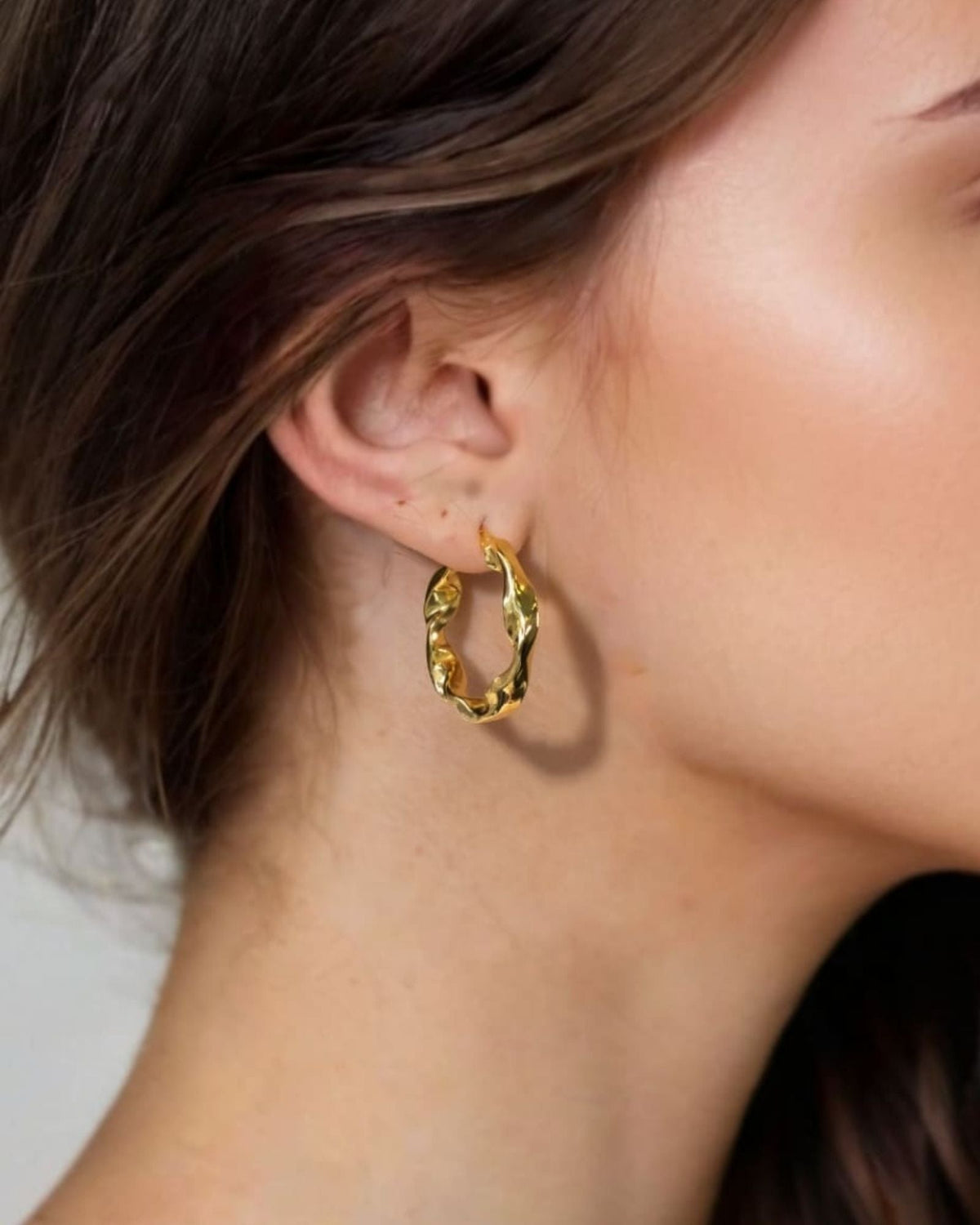 LAVANA Musica Gold Hoop Earrings