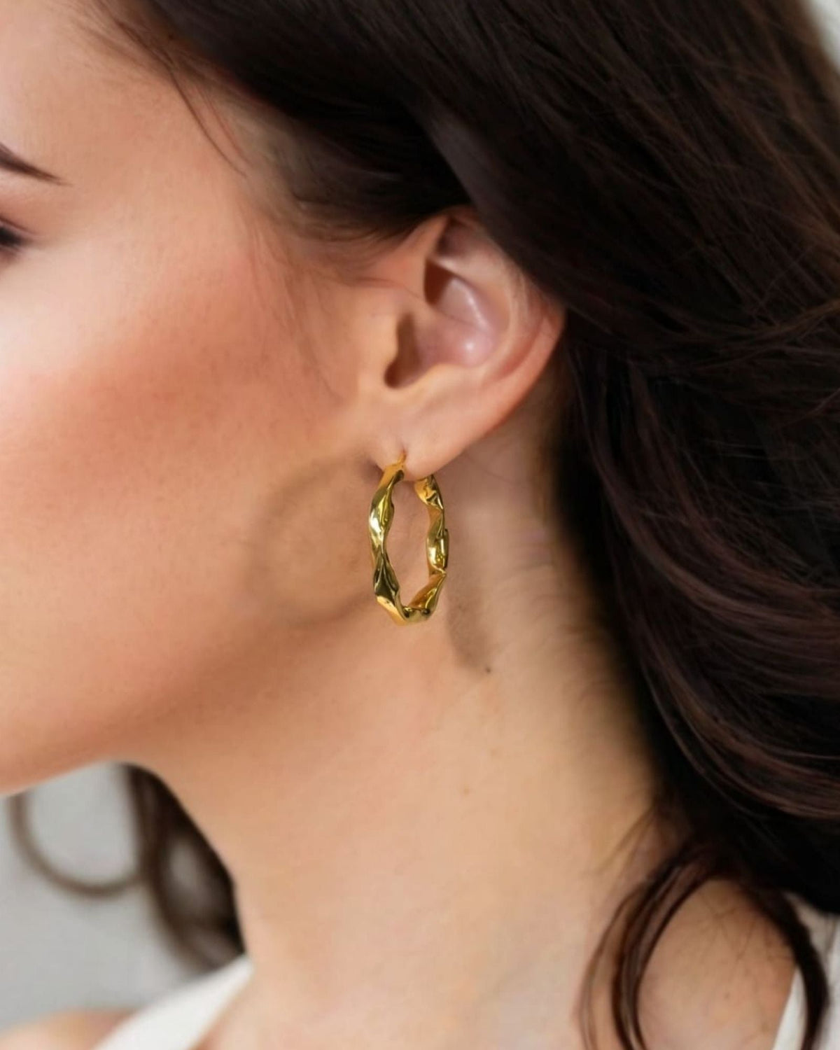 LAVANA Musica Gold Hoop Earrings