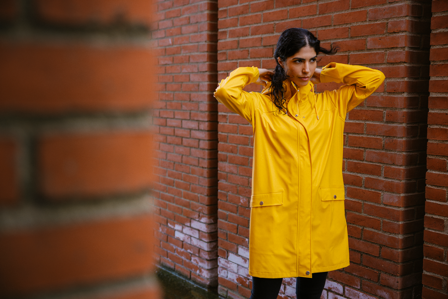 Helly Hansen W MOSS RAIN COAT (Essential Yellow)