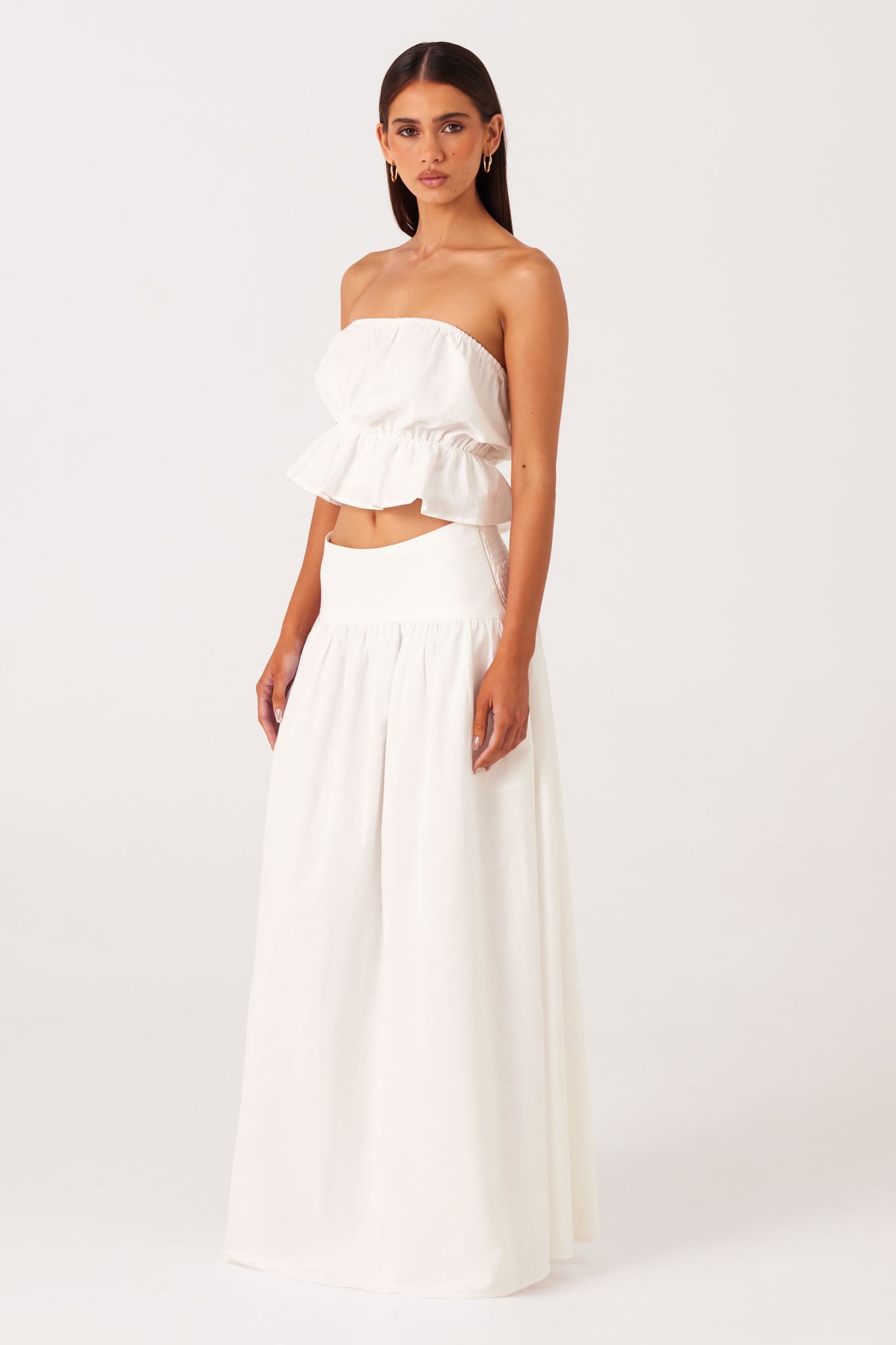 SNDYS NESA MAXI SKIRT (White)