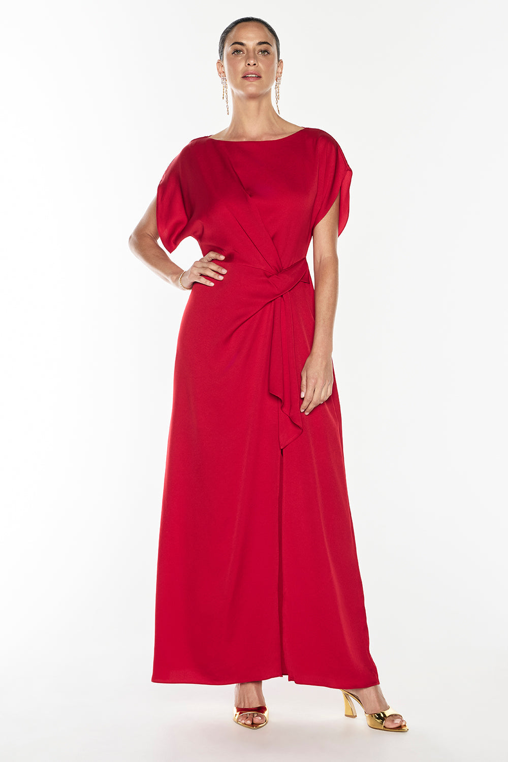 Image of Dresses. Productname: Venus Rises Dress in Red colour by brand - Manning Cartell