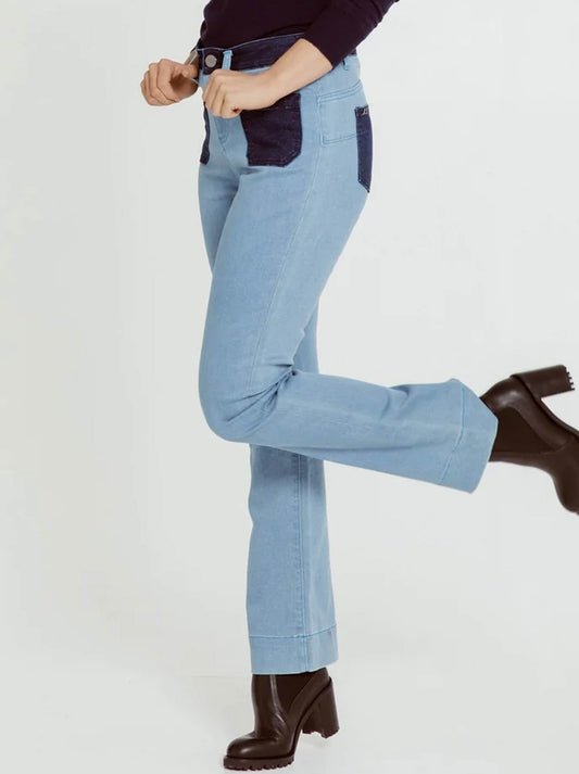 NEW LONDON FLEET TWO TONE JEAN (Denim)