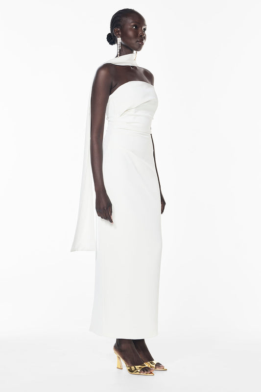 Glossed Over Scarf (White)