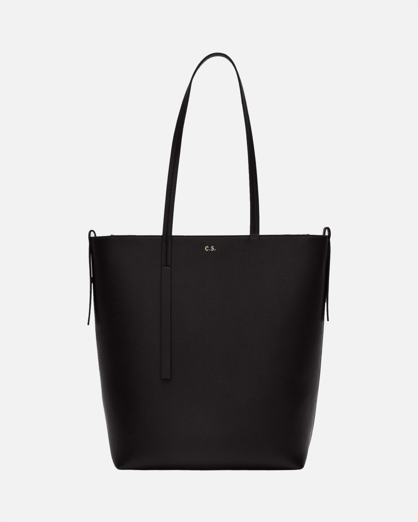 Image of Bags. Productname: The Daily Edited Essentials North South Tote Bag Black in Black colour by brand - The Daily Edited