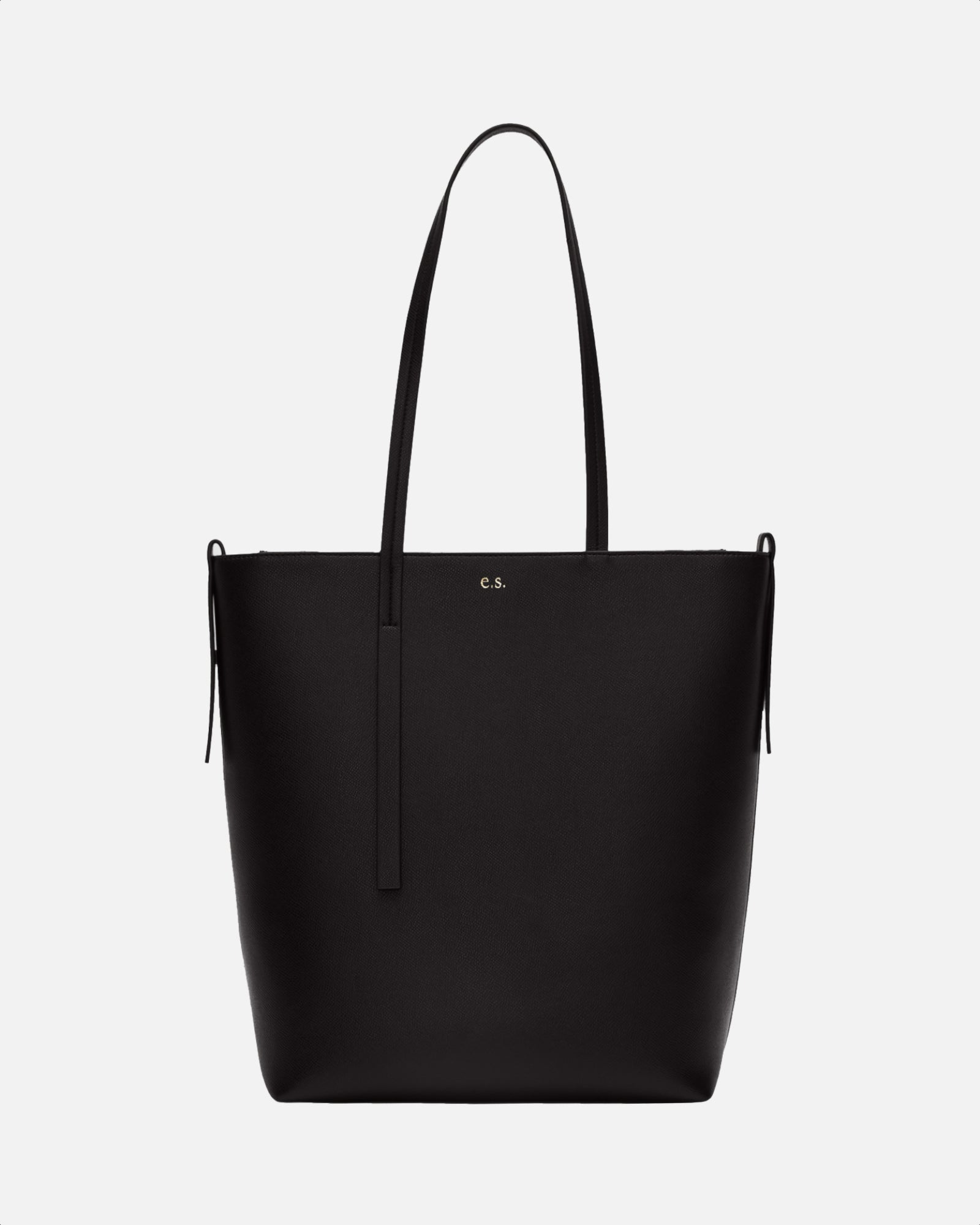 Image of Bags. Productname: The Daily Edited Essentials North South Tote Bag Black in Black colour by brand - The Daily Edited