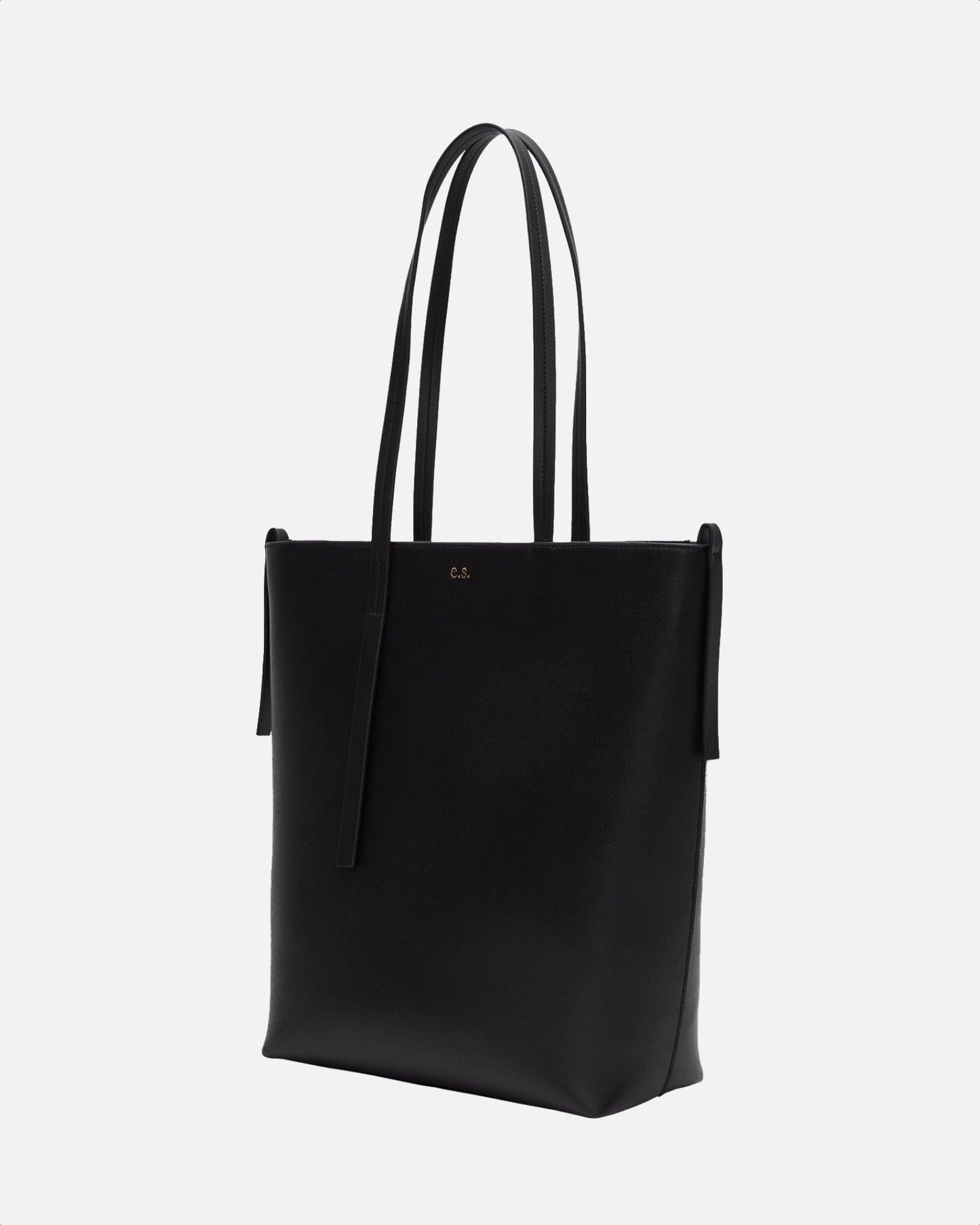 The Daily Edited Essentials North South Tote Bag (Black)