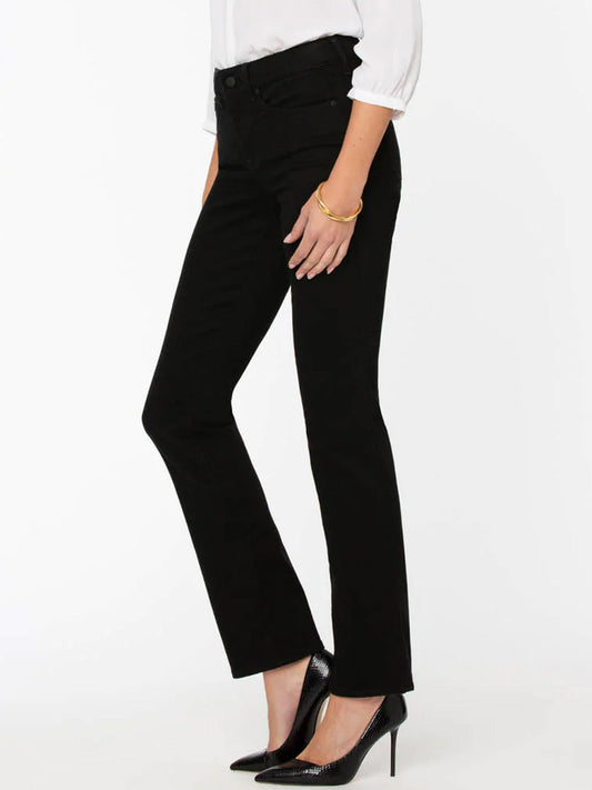 NYDJ MARILYN STRAIGHT JEAN (Black)