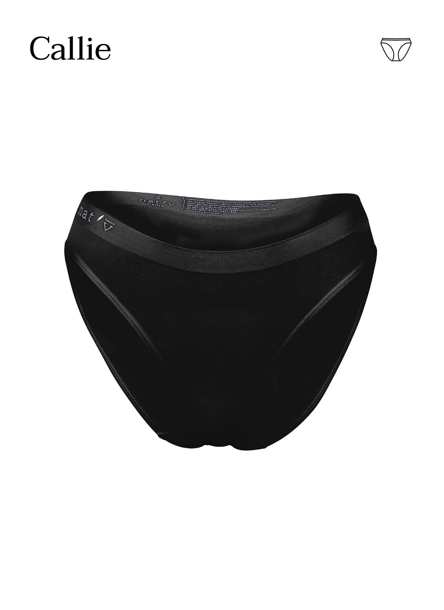CALLIE BRIEF - BLACK