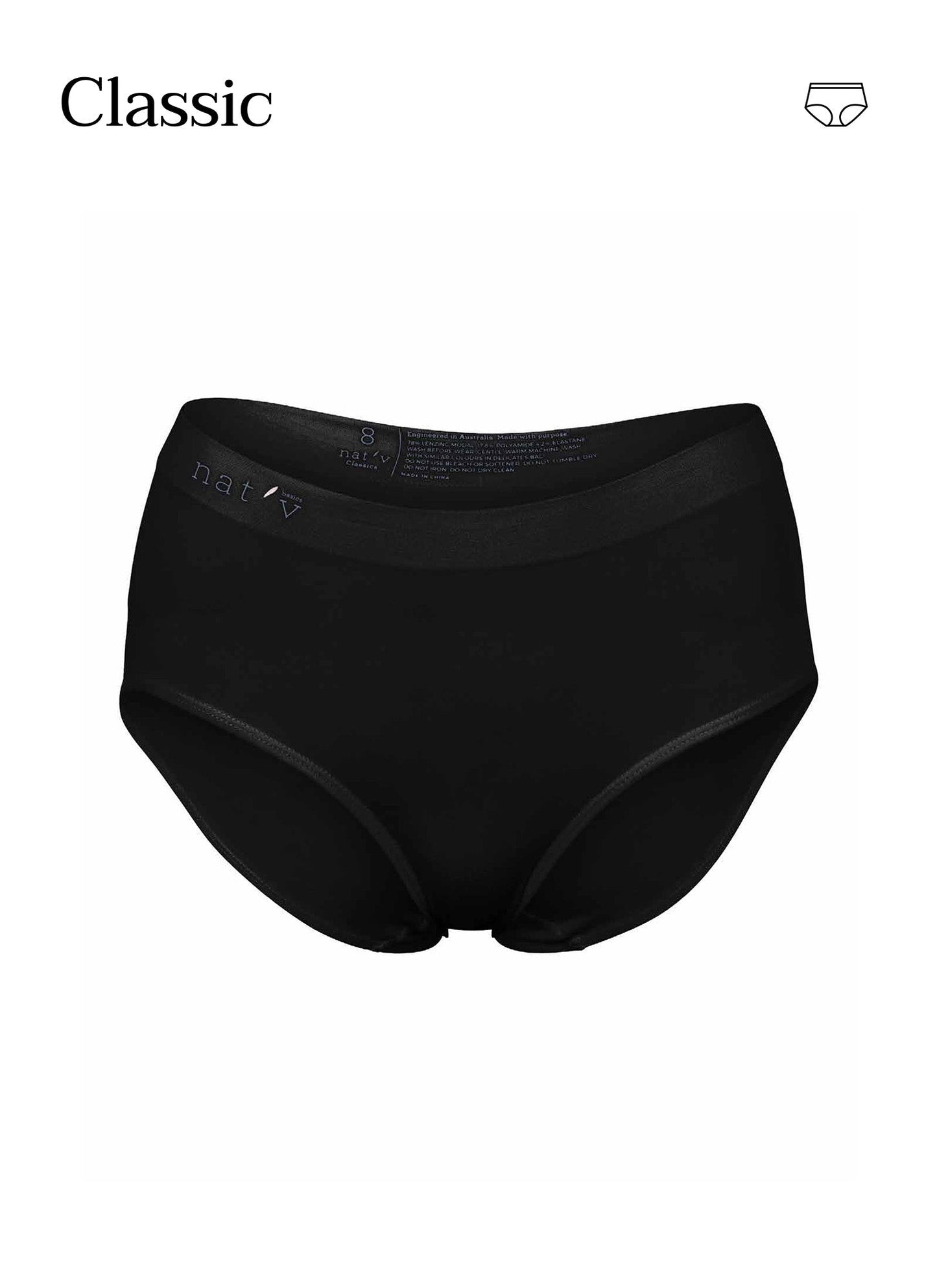 CLASSIC BRIEF - BLACK