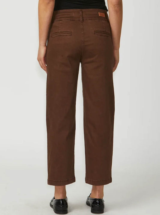 NEW LONDON CHRISTOW ANKLE GRAZER JEAN (Chocolate)