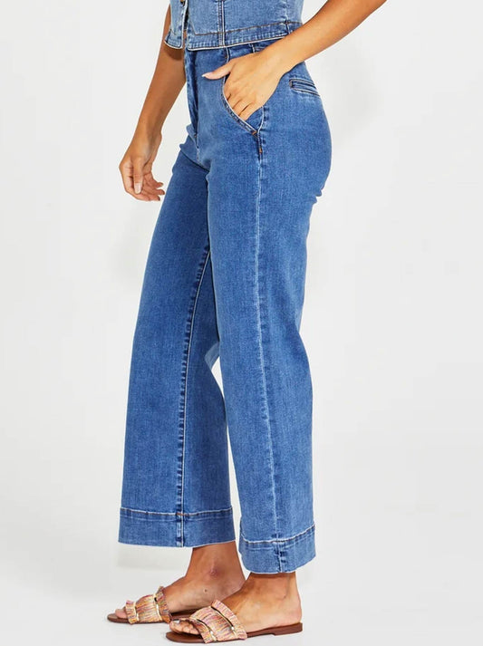 NEW LONDON EMBO RELAXED JEAN (Black)