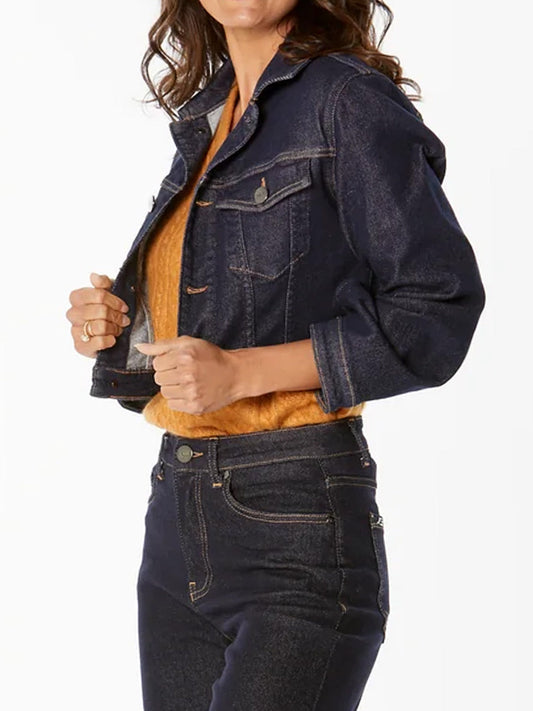 New London Henford Crop Jacket (Denim)