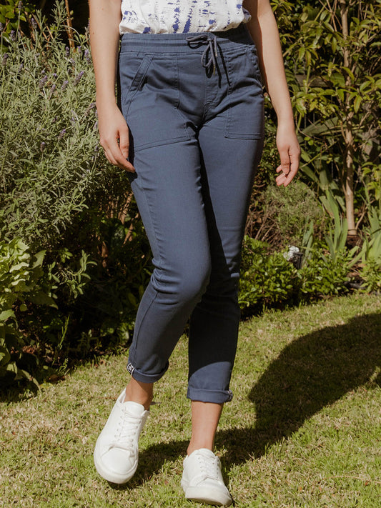 Image of Jeans. Productname: NEW LONDON HOPE JOGGER in Denim colour by brand - New London
