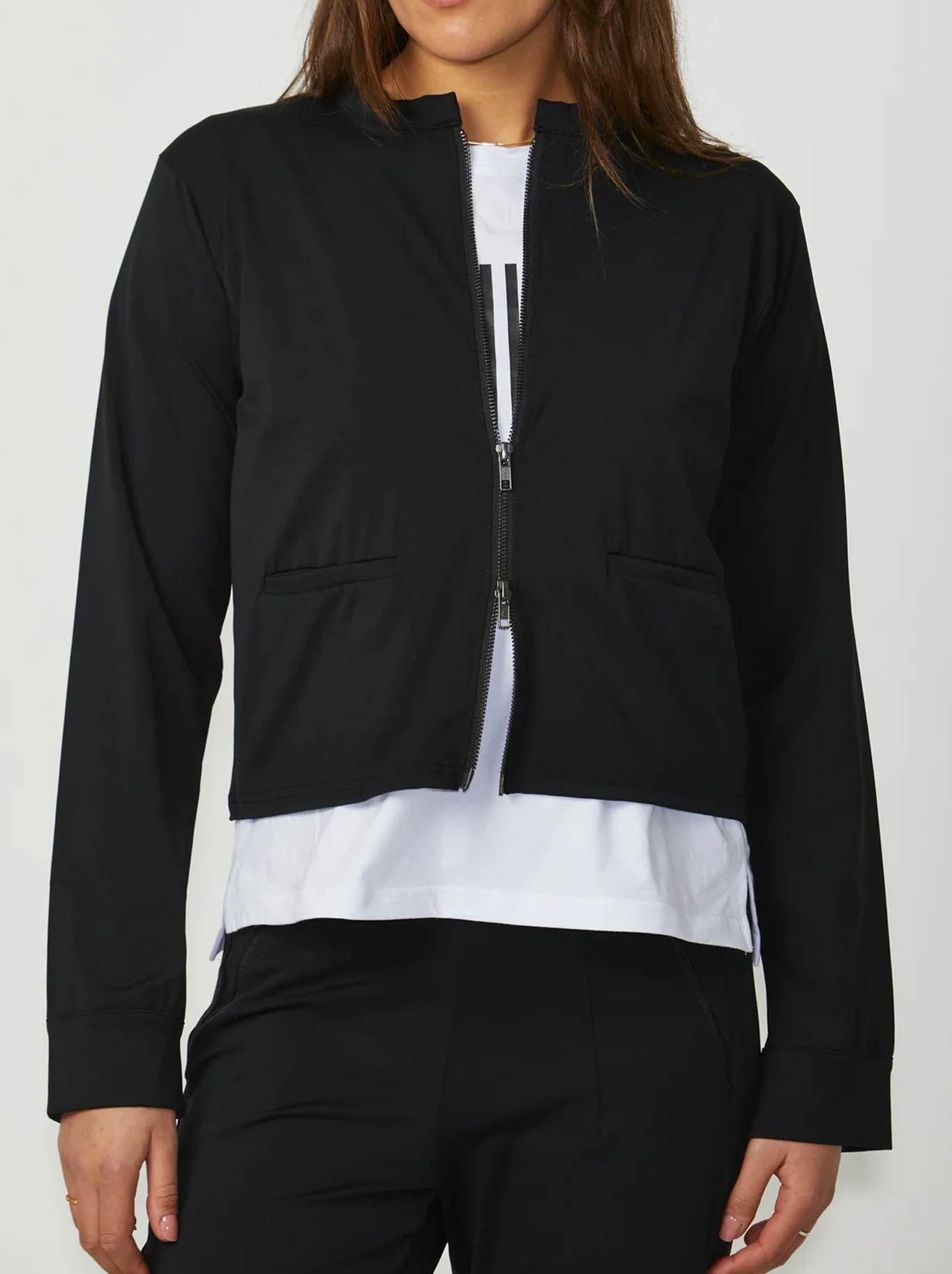 Image of Coats & Jackets. Product name - New London Keats Jacket in Black colour by brand - New London