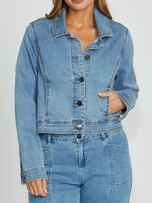 Image of Coats & Jackets. Productname: New London Newry Jacket in Lightwash colour by brand - New London